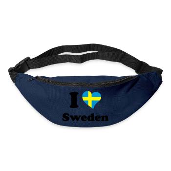 I love Sweden - Bum bag - navy - Front