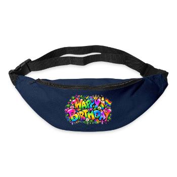 Herzlichen Glückwunsch zum Geburtstag Graffiti Pride: Pride garantiert! - Gürteltasche - Navy - Vorne