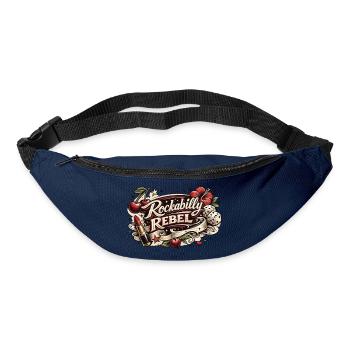 Rockabilly Rebel Tattoo Style - Gürteltasche - Navy - Vorne