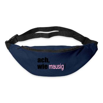 MAUSIGE SPRÜCHE - Gürteltasche - Navy - Vorne