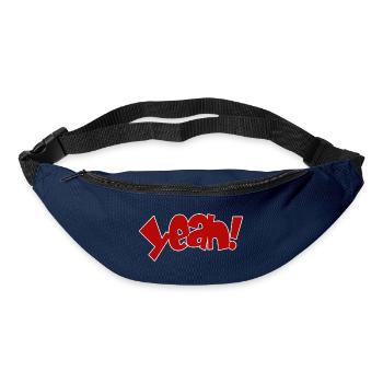 Yeah Cartoon Pop Design - Gürteltasche - Navy - Vorne