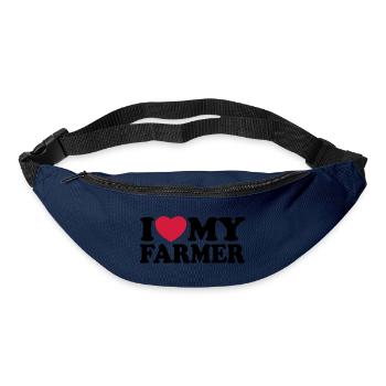 I love my farmer - Sac banane - marine - Devant
