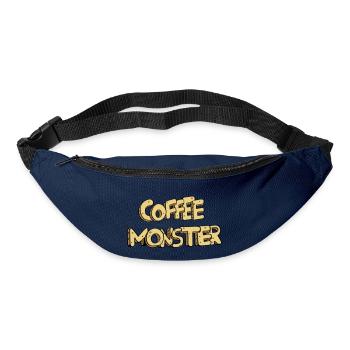 textcoffee_monster - Bum bag - navy - Front