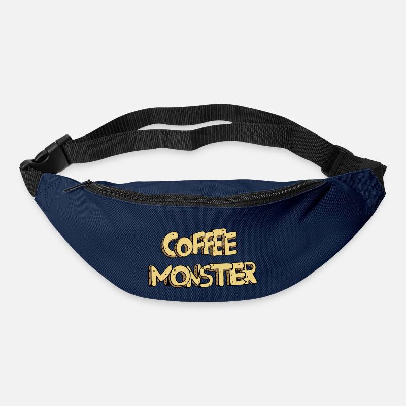 textcoffee_monster - Gürteltasche - Navy