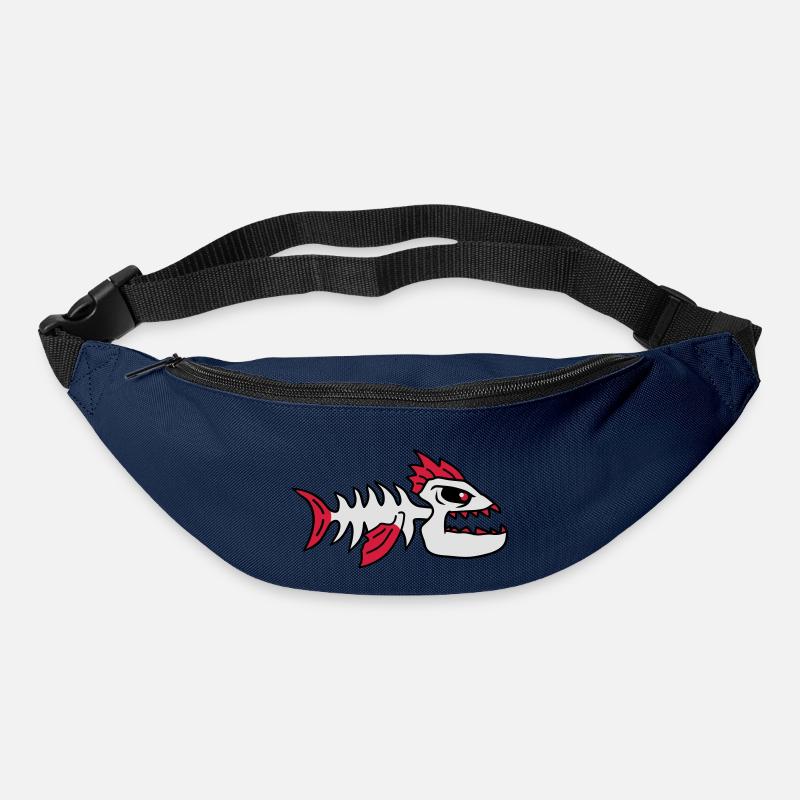 Fish Bone Punk Monster - Gürteltasche - Navy