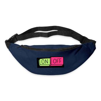 on und off button - Gürteltasche - Navy - Vorne