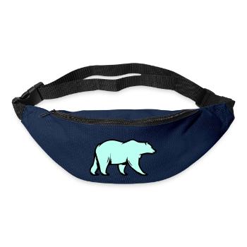 Polar bear - Bum bag - navy - Front