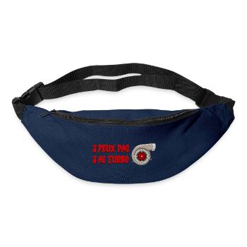J'peux pas j'ai turbo - Sac banane - marine - Devant