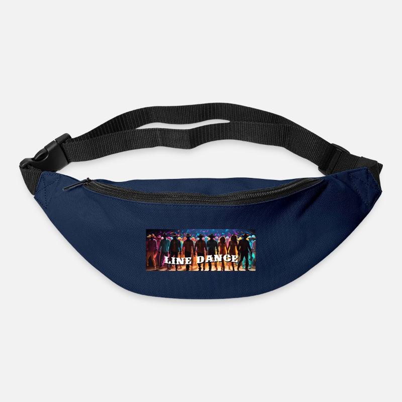 Line dance group dancing - Bum bag - navy