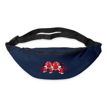 2 Turtle Devil Hell Team Evil Demon Friends - Bum bag - navy - Front