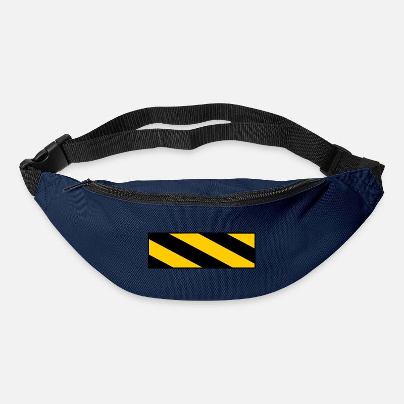 warning sign - Gürteltasche - Navy
