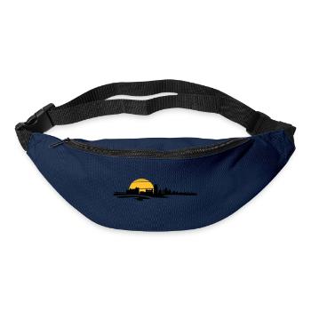 Skyline - Küste Heiligenhafen - Gürteltasche - Navy - Vorne