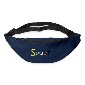 SPORTY - Sports Typography Design - Gürteltasche - Navy - Vorne