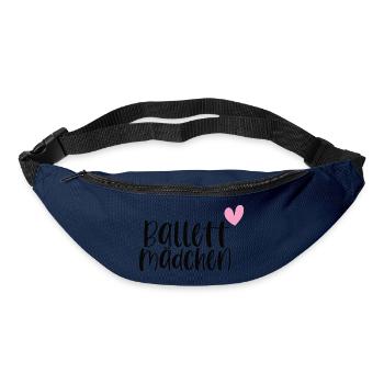 Ballett Mädchen Ballerina Balletttänzerin Geschenk - Gürteltasche - Navy - Vorne