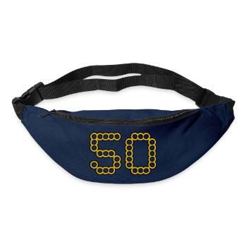 50. 50 JAHRE. 50-JÄHRIGES JUBILÄUM. 50-JÄHRIGES JUBILÄUM. - Gürteltasche - Navy - Vorne