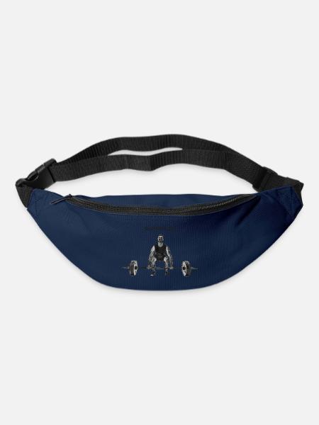 Deadlifts_and_chill - Gürteltasche - Navy