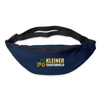 Kleiner Traktorheld – Kinder T‑Shirt Geschenkidee - Gürteltasche - Navy - Vorne
