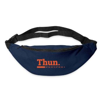 Thun Koordinaten - Gürteltasche - Navy - Vorne