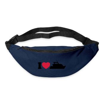 I love my yacht - Bum bag - navy - Front