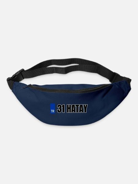 31 Hatay Kennzeichen | Türkisches Kennzeichen - Gürteltasche - Navy
