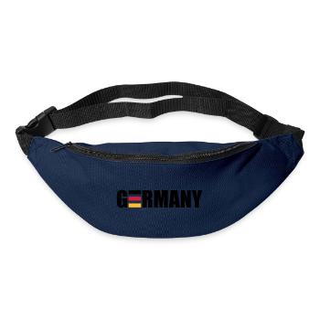 Germany | Deutschland | Flag | Flagge - Sac banane - marine - Devant