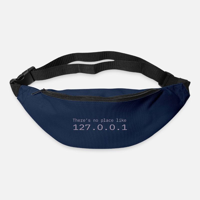 Programmierer Nerd IT Kein Ort wie Localhost - Gürteltasche - Navy