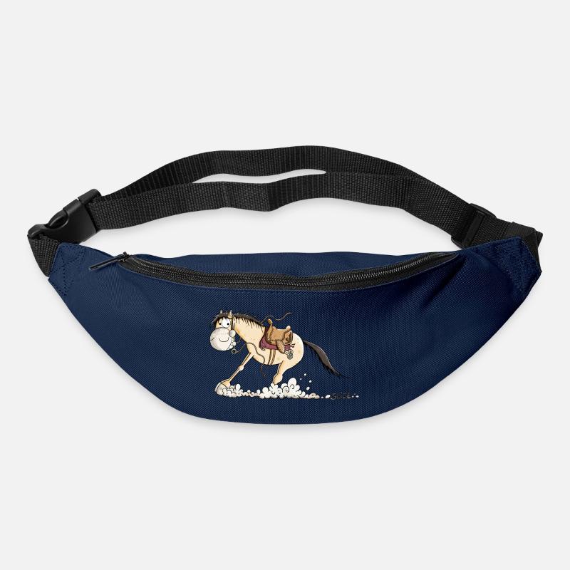 Westernpferd im Slide - Gürteltasche - Navy