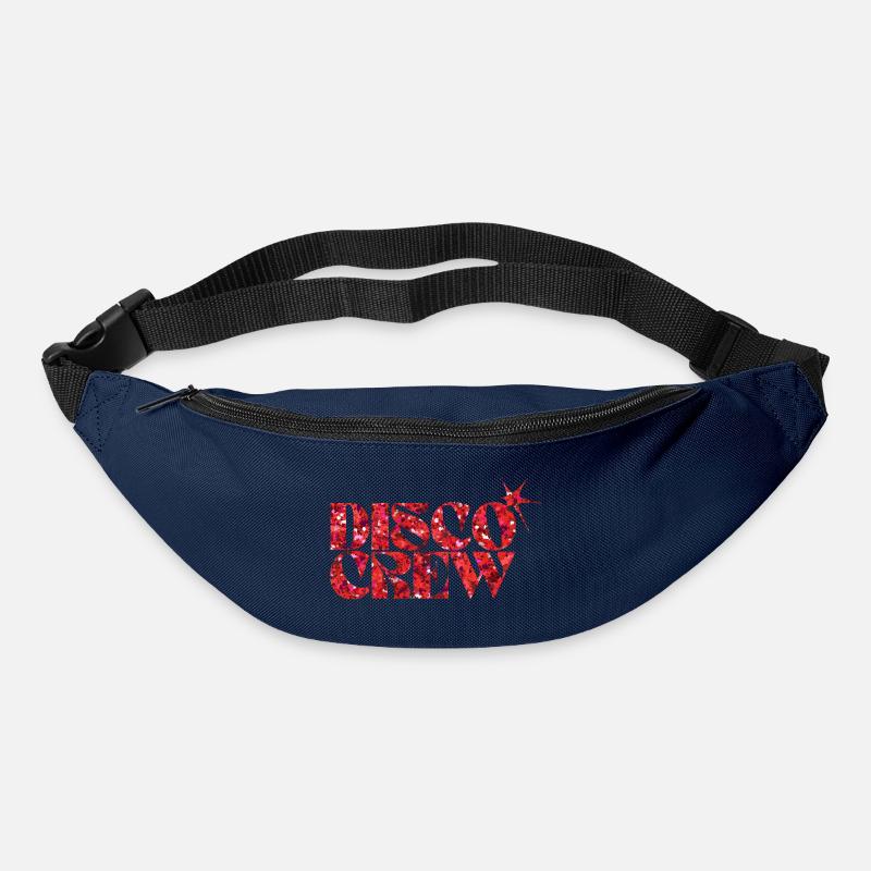 Disco Crew Red Neon Splash - Bum bag - navy
