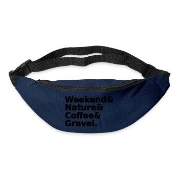 Weekend Nature Coffee Gravel - Gürteltasche - Navy - Vorne