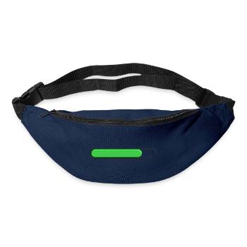 Durchschnittliche Spurweite Grün (drei Viertel) - Gürteltasche - Navy - Vorne
