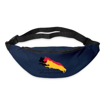 langstockhaar schäferhund - Gürteltasche - Navy - Vorne