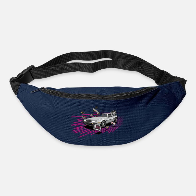 Delorean Future Punk Oldtimer Youngtimer Retro 80s - Sac banane - marine