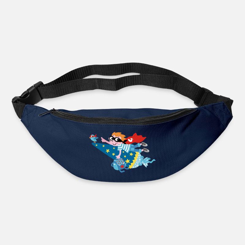 Superheld 2025! Hurra ich bin ein Schulkind! - Gürteltasche - Navy