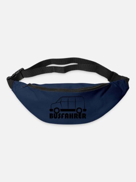 busfahrer bus auto van suv symbol Logo icon Grafik - Gürteltasche - Navy