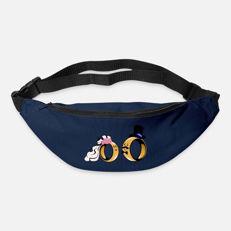 Brautringe Duo Love - Gürteltasche - Navy