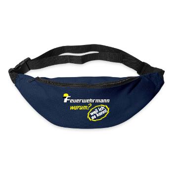 Volunteer Fire Brigade , Firefighter because I (25 - Bum bag - navy - Front