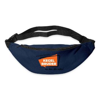Ich bin dieser Kegelbruder von dem alle reden - Gürteltasche - Navy - Vorne