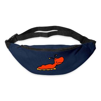 Slug snail without shell smiles - Bum bag - navy - Front