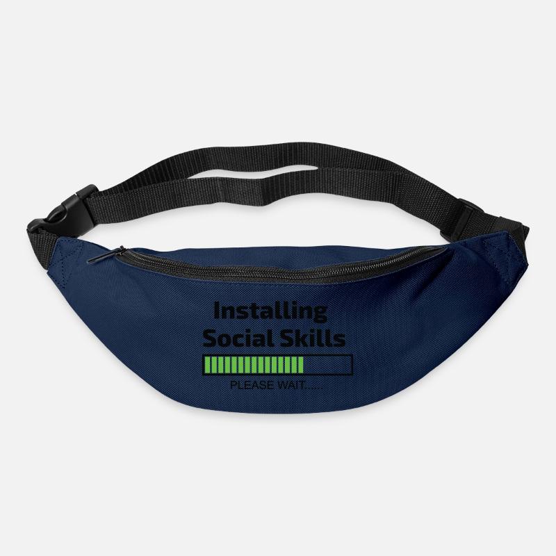 Computer installiert Social Skills Programmierer - Gürteltasche - Navy