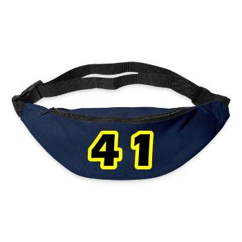 Symbole numérique 41 - Sac banane - marine - Devant