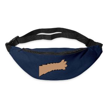 Cats, claws, paws, paws, sharp claws, scratching - Bum bag - navy - Front
