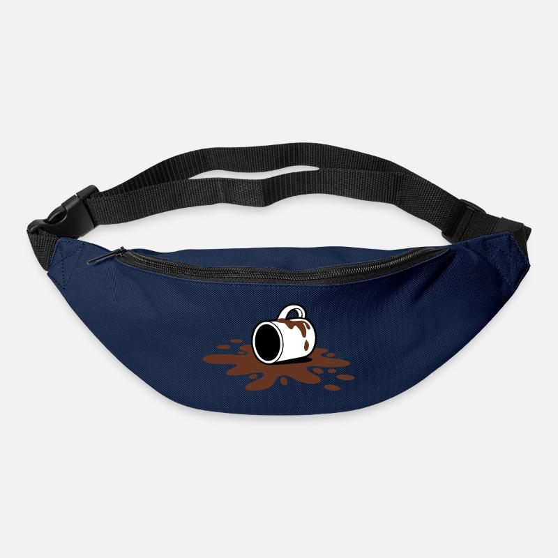 Kaffee Verschütteter - Gürteltasche - Navy