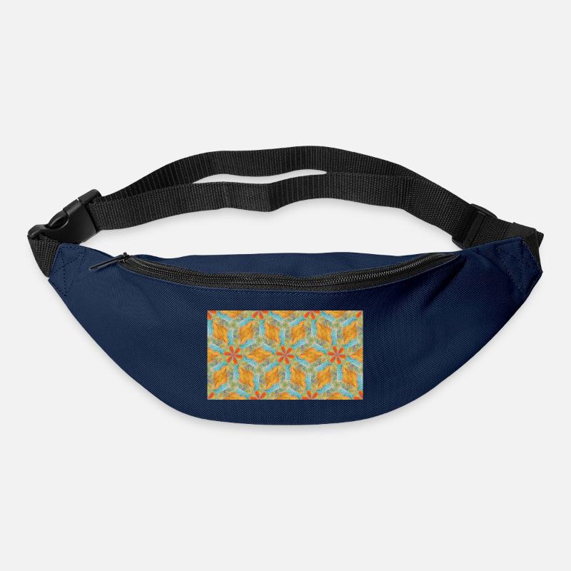 Kaleidoskop-Herbstflut - Gürteltasche - Navy