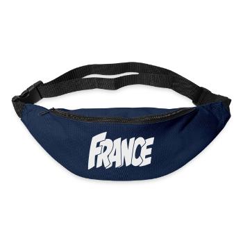 Frankreich, France Bold Comic Typography - Gürteltasche - Navy - Vorne
