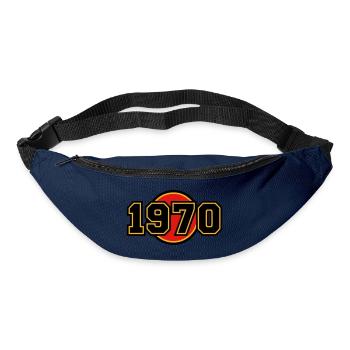 1970 Year of Birth Retro Logo - Bum bag - navy - Front