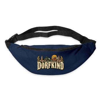Dorfkind Herzschlag – Traktor & Landleben - Gürteltasche - Navy - Vorne