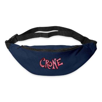 Roter Bogen der Hexen-Glyphen - Gürteltasche - Navy - Vorne