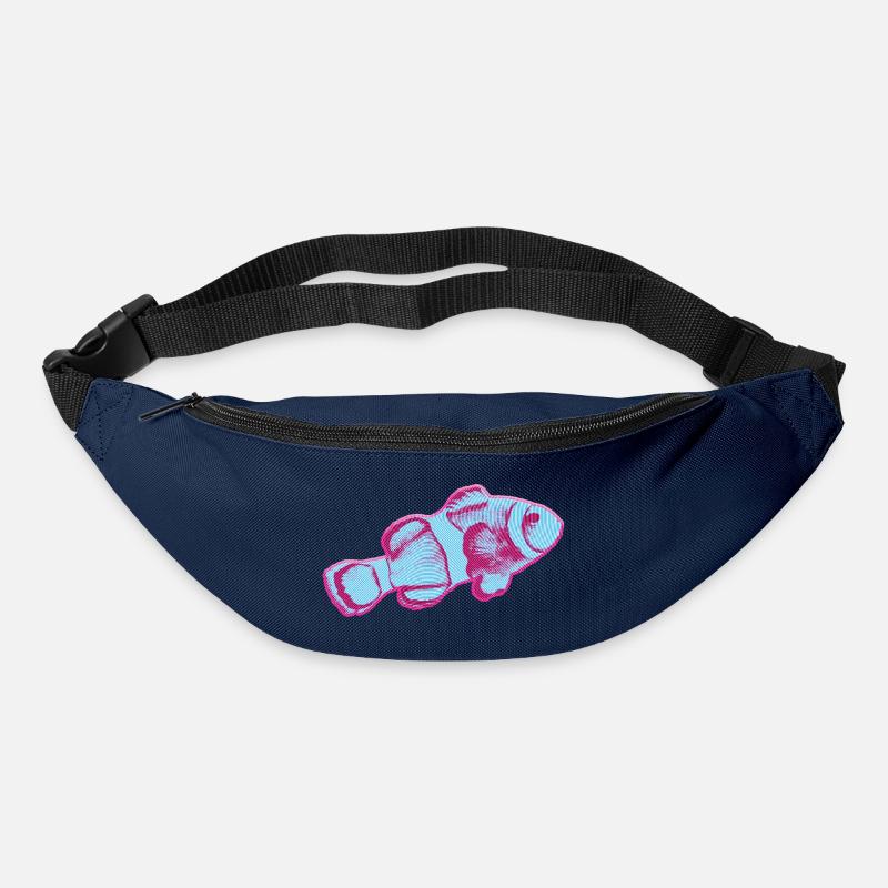 Conception de poisson KapaKala - Sac banane - marine