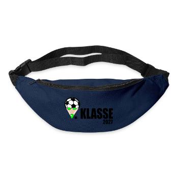 Schulkind 1. Klasse Fußball - Gürteltasche - Navy - Vorne