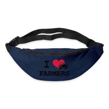 I Love Farmers - Bum bag - navy - Front